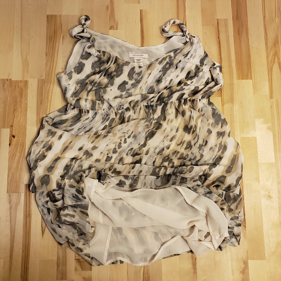 Covington Ivory Polyester Lined Dress Sz 12 - Picture 8 of 8